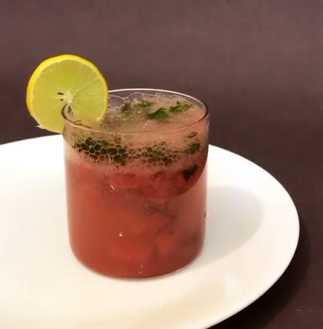 Homemade Watermelon Mojito