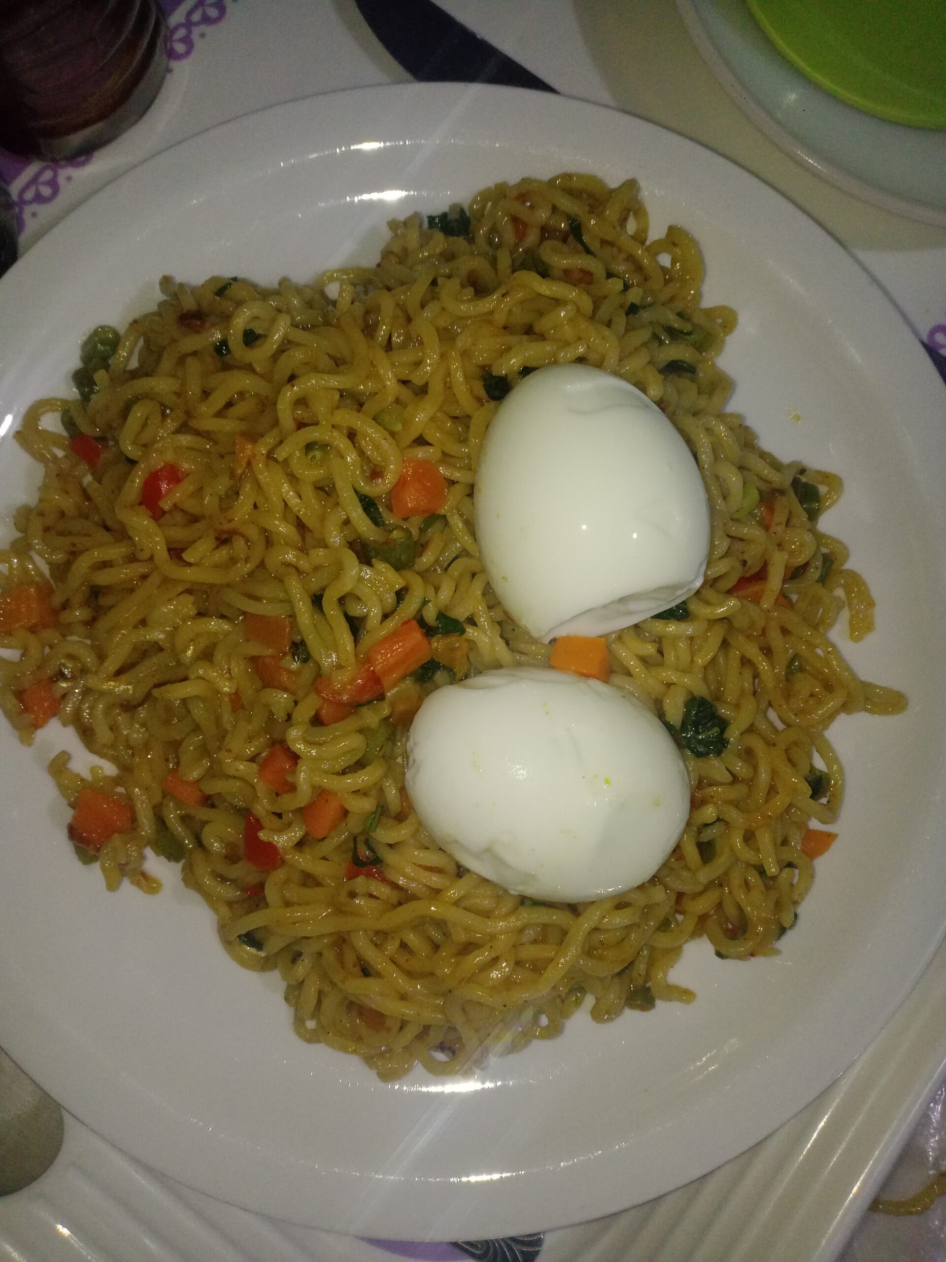 Spiced Scent-leaf Noodles