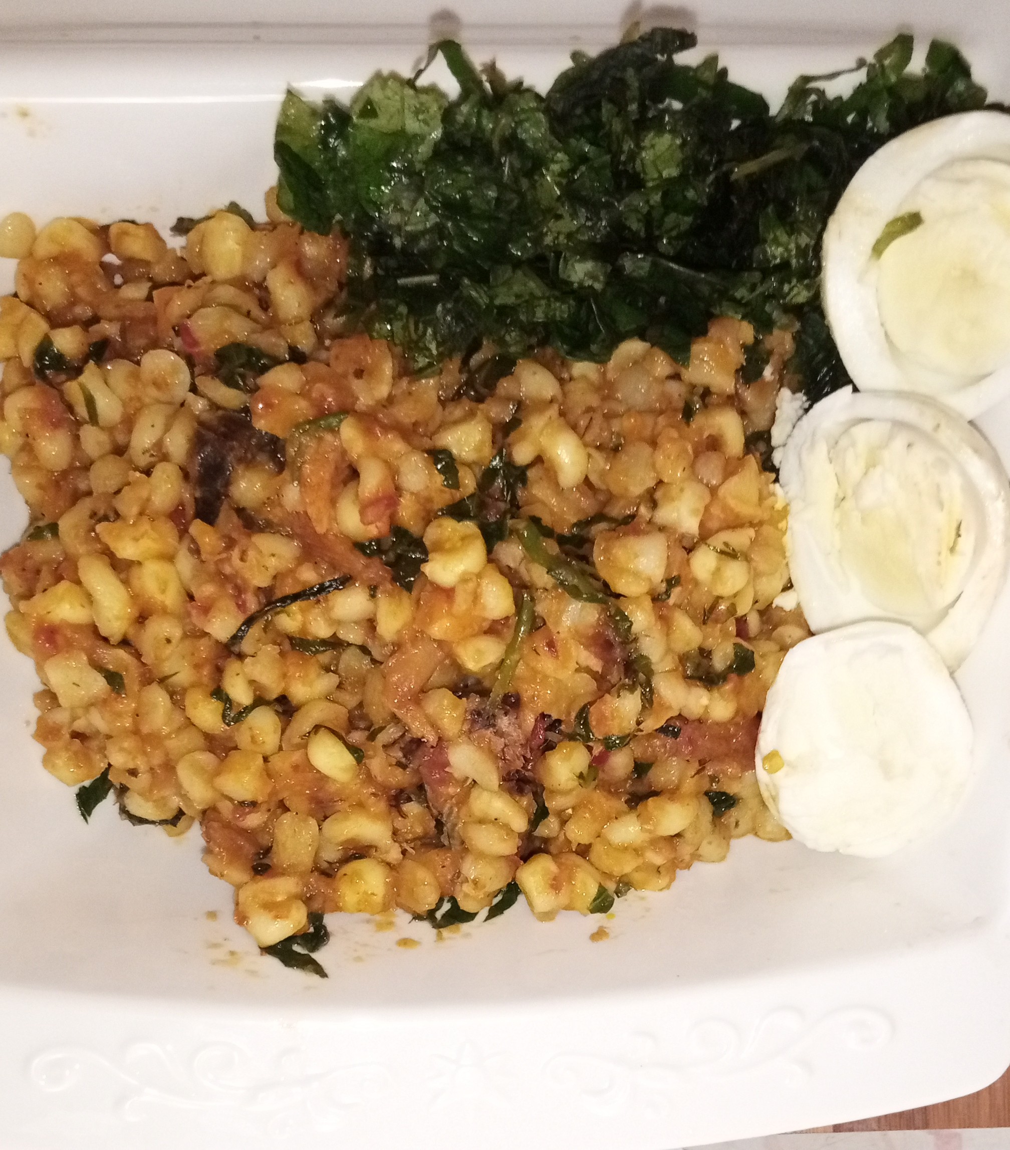 Corn jollof