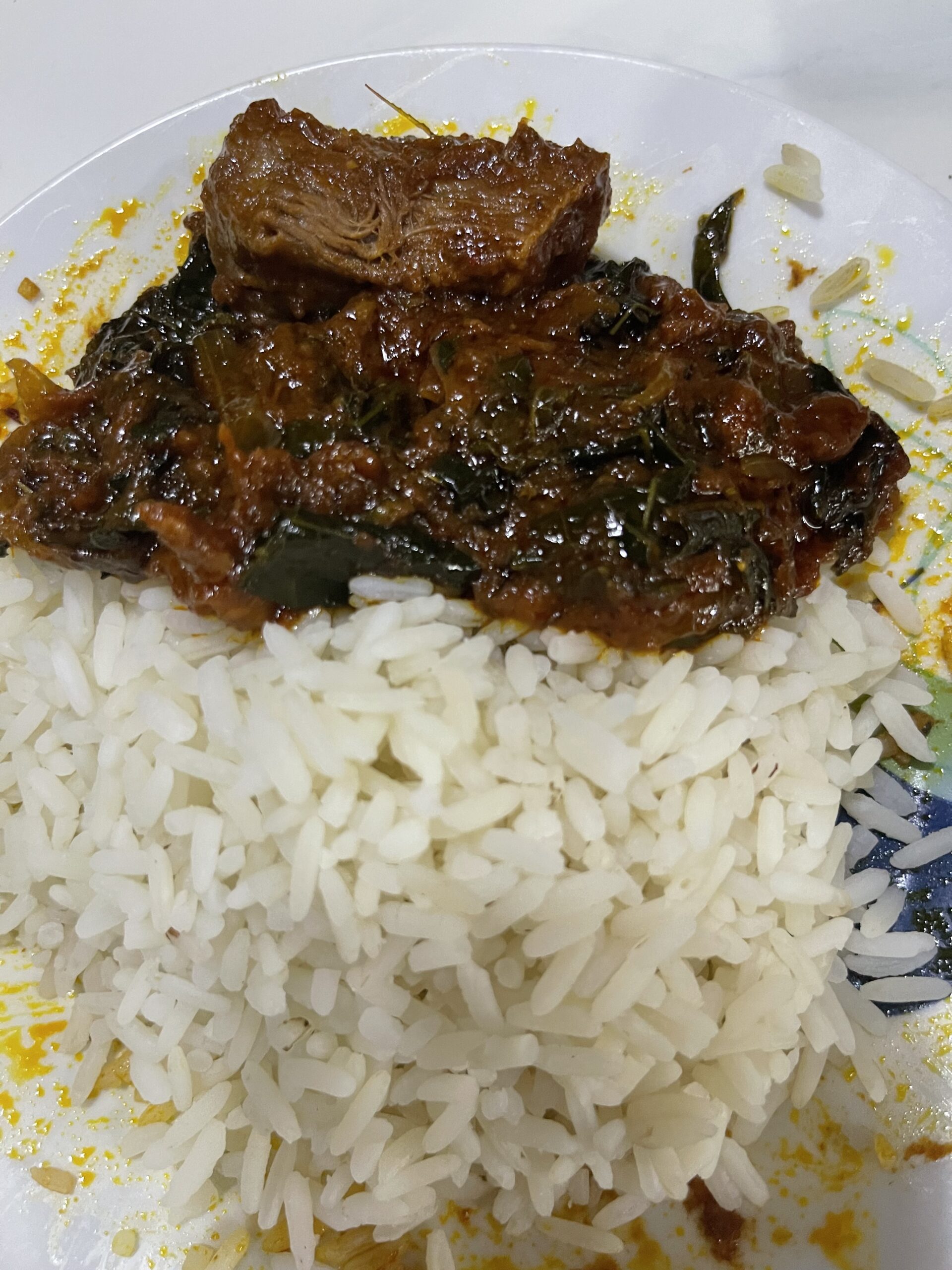 Vegetable Stew and white rice