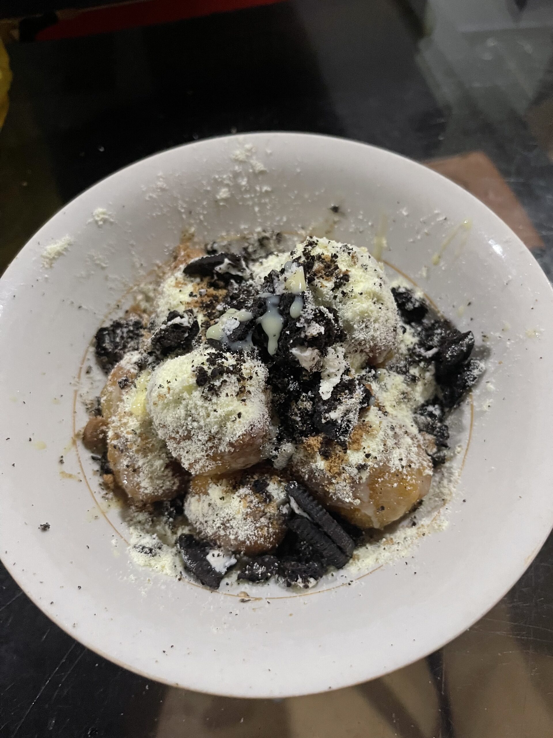 Oreo puff puff
